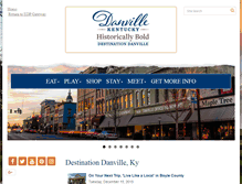 Tablet Screenshot of danvillekentucky.com